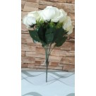 B. ROSA CETIM X12 CREME 32CM REF-42222001