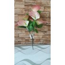 B. COPO DE LEITE CRAQUELADO X7 SALMON 35CM REF-09027004