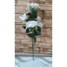 B. ROSA AVELUDADO X5 BRANCO 33CM REF-42346002