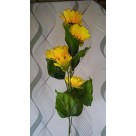 H. GIRASOL CETIM X6 AMARELO 79CM REF-34767001