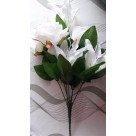 B. ROSA LIRIO X7 CREME 36CM REF-42280001