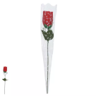 H. ROSA BOTAO C/ EMBALAGEM AVELUDADO VERMELHO 32CM REF-41965001