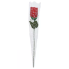 H. ROSA BOTAO C/ EMBALAGEM AVELUDADO VERMELHO 32CM REF-42753001