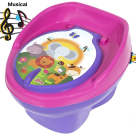 TRONINHO BICHINOS LILAS ROSA BEBE MUSICAL REF-TRO-99.008-55