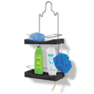 PORTA SHAMPOO DUPLO PRETO REF-349-7 NIQUELART