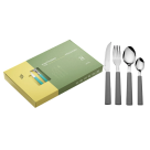 JG DE TALHERES 24 PC CB PRETO REF-60224/5
