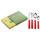 JG DE TALHERES 24 PC CB VERMELHO REF-60224/8