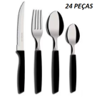 JGB DE TALHERES 24PC CB PRETO REF-20224/5