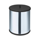 LIXEIRA EM INOX 3,2L C/ TAMPA E FUNDO AZUL AVULSA REF-54300/02