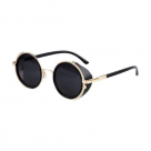 ÓCULOS DE SOL DESIGNER ITALIANO COM PROTEÇÃO LATERAL
