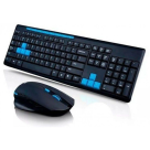 TECLADO E MOUSE SEM FIO 2,4GHZ REF-KT-2029