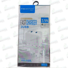 CARREGADOR FAST CHARGER 2USB 3.1A REF-Y33-1V8