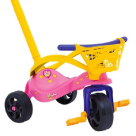 TRICICLO FOFINHA C/EMPURRADOR CESTINHA REF-7497