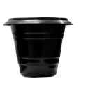 VASO PLAST Nº14 REDONDO PRETO MERCONPLAS