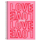 CADERNO LOVE 20X1