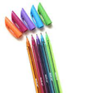 CANETA A-ONE COLORS REF-1034 ROSA A UNIDADE - MOLIN