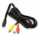 CABO PLUG P2 P3 X 3 RCA 2 MT TV LG PHILIPS SAMSUNG E OUTRAS