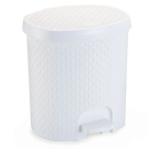 LIXEIRA 6 L. RATTAN BRANCO REF-052/B