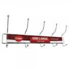 CABIDE DE PAREDE METALICO 5 GANCHOS REF-CK1138