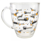 CANECA VIDRO 10X8,7 350ML REF-CK3466