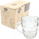 CONJUNTO 2 CANECAS CHOPP VIDRO 470ML REF-CK2938