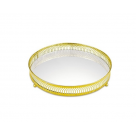 BANDEJA DECOR METAL C/ESPELHO 4CM REF-68024002