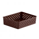 CESTO ORGANIZADOR RATTAN 24X19X6,5 REF-823