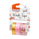 FITA ADESIVA WASHI TAPE SHINE ROSA REF-WT0401