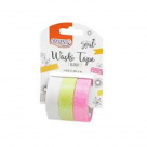 FITA ADESIVA WASHI TAPE GLOSSY BCO/AM REF-WT0101