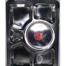BANDEJA INOX 6 DIVISOES 40CM REF-IN9116755