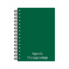 AGENDA WIRE-O VERDE MIOLO PERMANENTE REF-4860