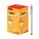 CANETA BIC CRISTAL PONTA FINA VERMELHA REF-8746