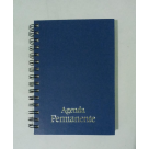 AGENDA WIRE-O AZUL MIOLO PERMANENTE REF-4862
