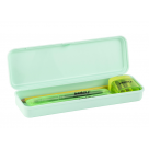 ESTOJO PLASTICO PLUS VERDE PASTEL REF-10080031