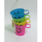 CJ CANECA PLASTICA COM 4 8X8CM REF-9105