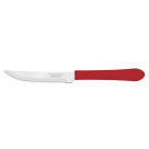 FACA CHURRASCO INOX 4 LEME VERMELHA REF-23180474