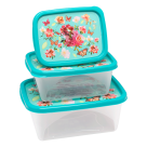 CONJUNTO 3 POTES DECORADO RF 4019  JAGUA