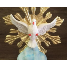 SANTO EM RESINA DIVINO ESPIRITO SANTO 13,2CM REF-IM50040