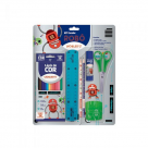 KIT LAPIS DE COR 12 CORES ROBO LEOELEO REF-72196