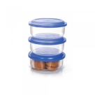 GOLD POTE REDONDO MD 3 PECAS TRANSP REF-552/3