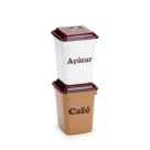 CONJUNTO ACUCAR CAFE 2 PECAS 1,1L REF-3200