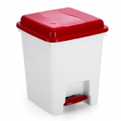 LIXEIRA COM PEDAL 7,5L COLORIDO REF-8166