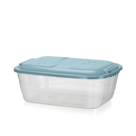 CONTAINER ORGANIZADOR BAIXO 10L TRANSP C /TAMPA COLORIDA REF-100