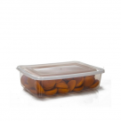 CAIXA RETANGULAR 2,8 LITROS TRANSPARENTE TAMPA HERMETICA REF-2188