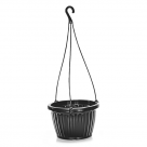 VASO REDONDO CANELADO PRETO 6 LITROS REF-2608