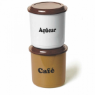CONJ.POTE MANTIMENTO 2PCS CAFE ACUCAR REF-412