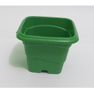VASO 400ML QUADRADO VERDE REF-251