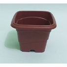 VASO 1 LT QUADRADO MARROM REF-265