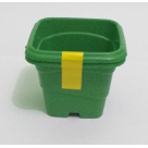 VASO 400ML QUADRADO C/2 VERDE REF-254