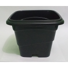 VASO 6 LTS QUADRADO  PRETO REF-7004